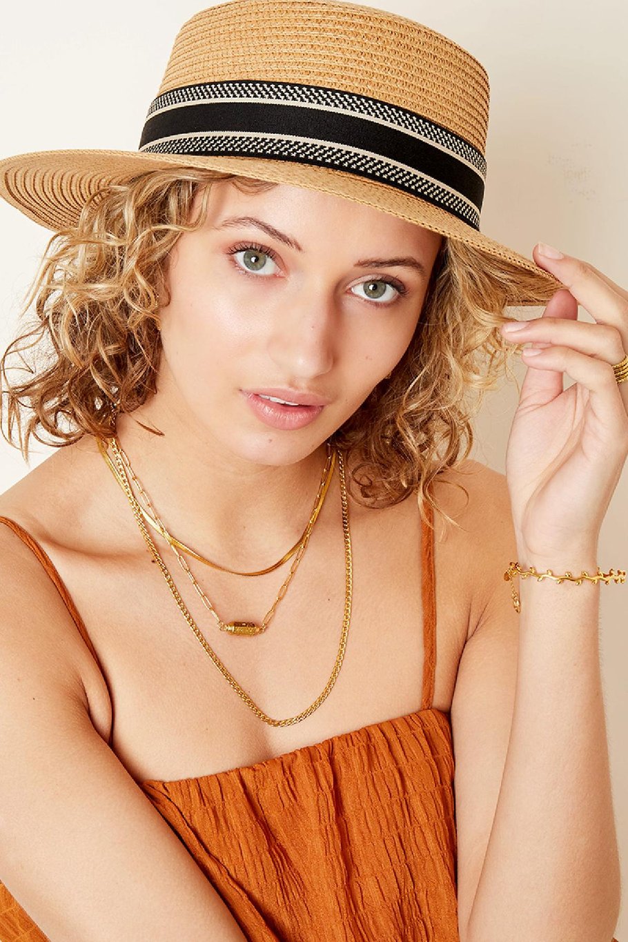 Sunny Days Hat Off-White Offwhite Papier Bild3